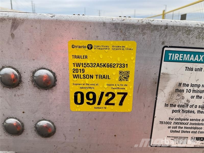 Wilson AFI 53 ft T/A Spread Axle Flatbed Trailer Vlakke laadvloer
