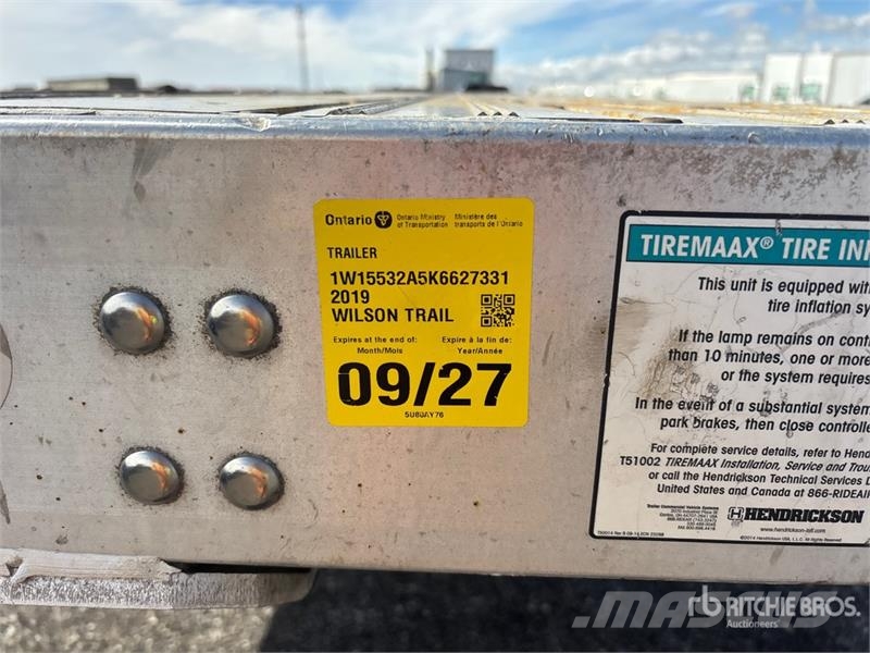 Wilson AFI 53 ft T/A Spread Axle Flatbed Trailer Vlakke laadvloer