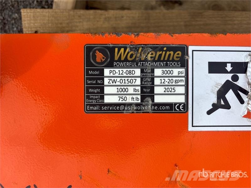 Wolverine PD-12-08D Skid Steer Post Driver (Unused Zäune und Zubehör