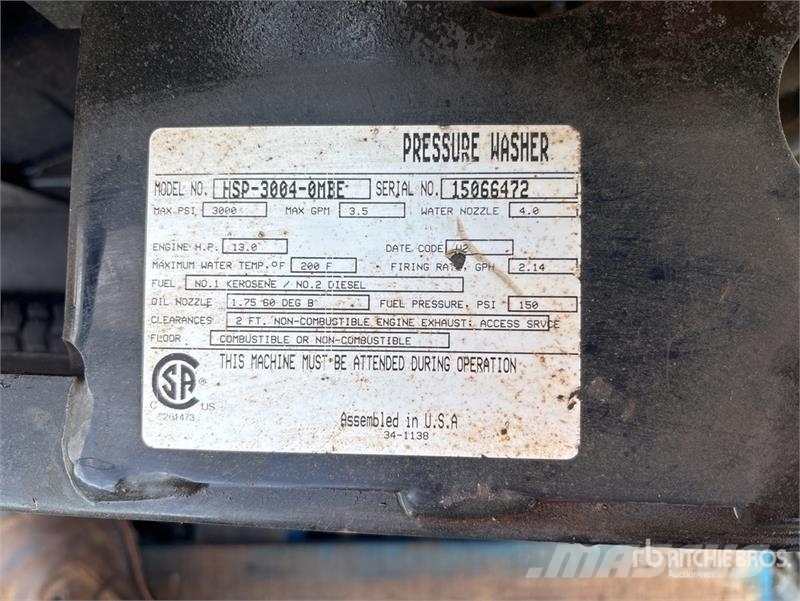  XStream HSP-3004-0MBE Pressure Washer (Inoperable) Lavadoras de baja presión