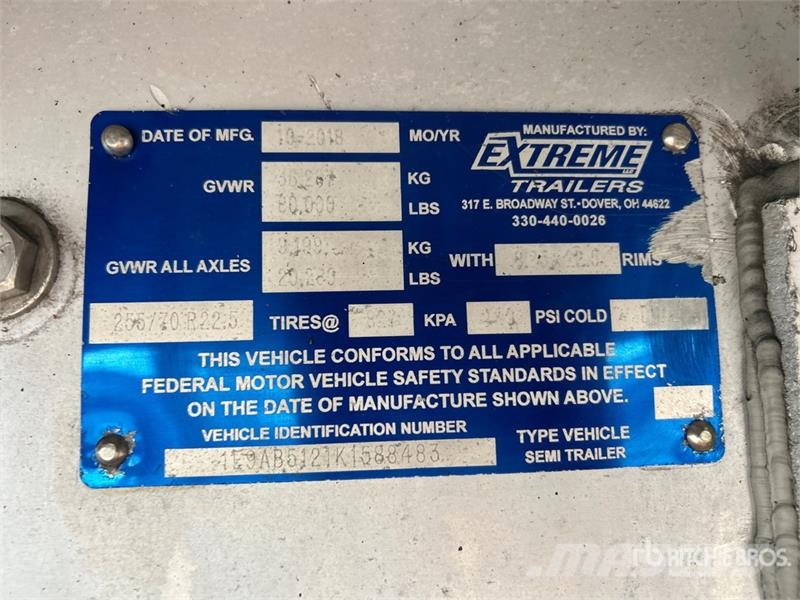 Xtreme 51FTX 51 ft T/A Step Deck Trailer Οχήματα με χαμηλό δάπεδο