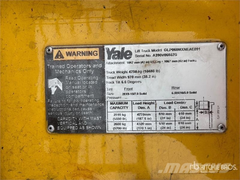 Yale GP060MX 2700 lb Forklift شاحنات ذات رافعات شوكية - أخرى
