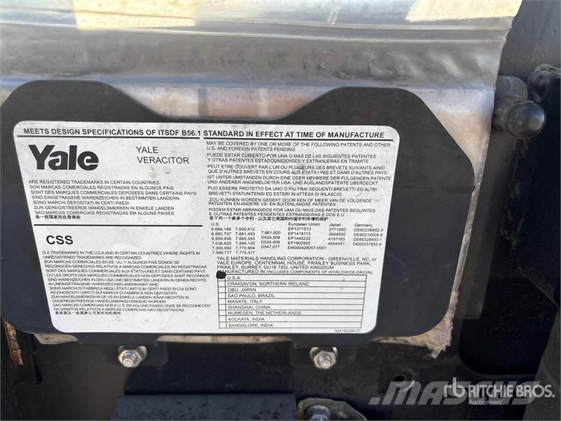Yale MPB045VG 4510 lb Electric Pallet Jack ハンドパレットトラック