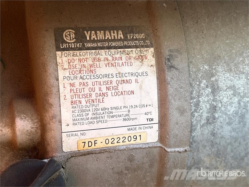 Yamaha EF2600 Generator Set Dieselgeneraattorit