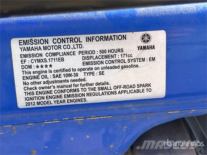 Yamaha EF2600 Portable Generator Set Muut generaattorit
