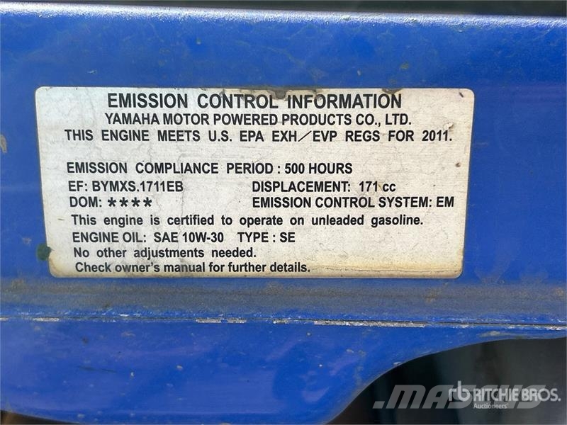 Yamaha EF2600 Portable Generator Set Muut generaattorit