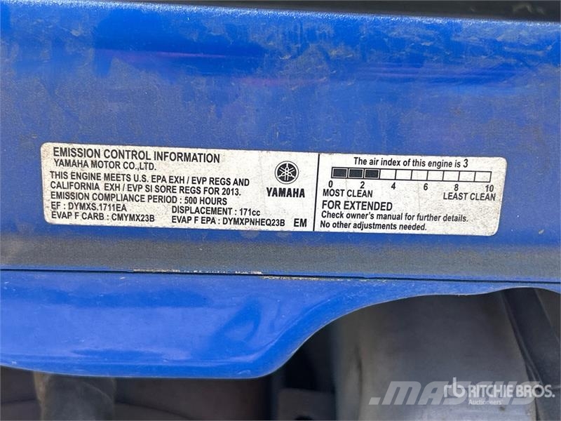Yamaha EF2600 Portable Generator Set Ostali agregati
