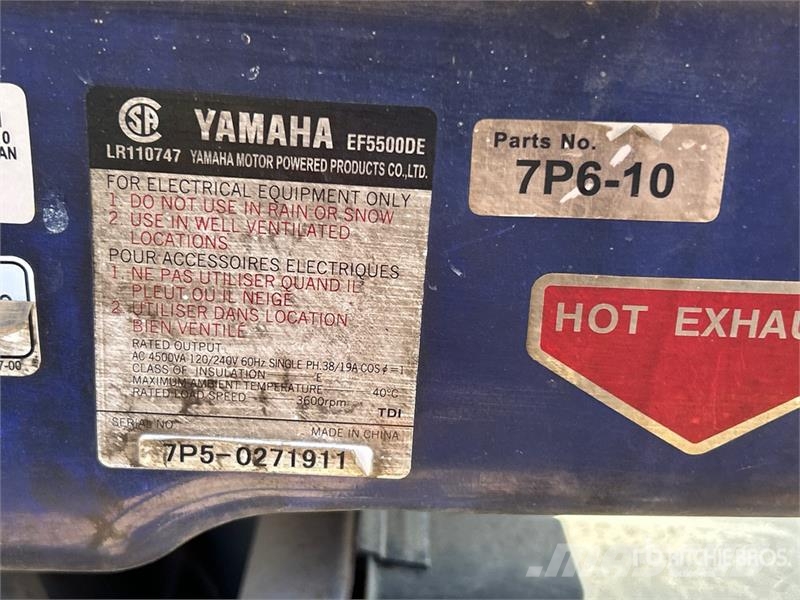 Yamaha EF5500DE Generator Set Dieselgeneraattorit