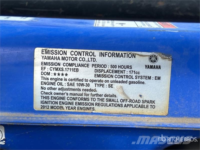 Yamaha of (4) Yamaha EF2600 Generator Set Dīzeļģeneratori