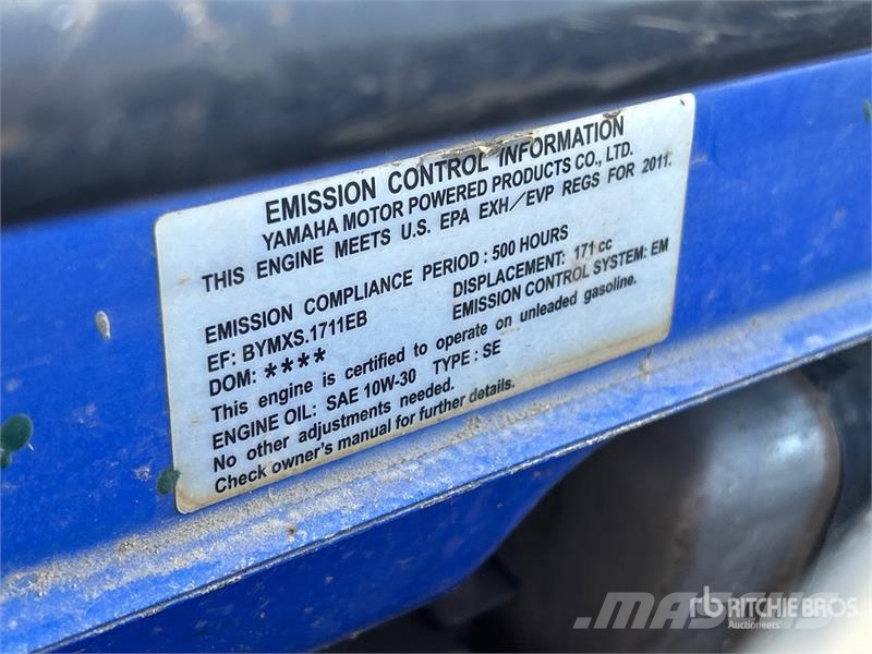 Yamaha of (4) Yamaha EF2600 Generator Set Dīzeļģeneratori