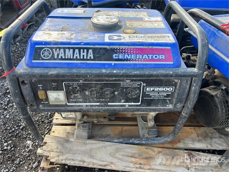 Yamaha of (4) Yamaha EF2600 Generator Set Dīzeļģeneratori