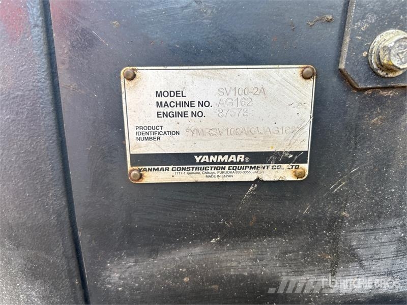 Yanmar SV100-2A Tracked Excavator Gravemaskiner på larvebånd