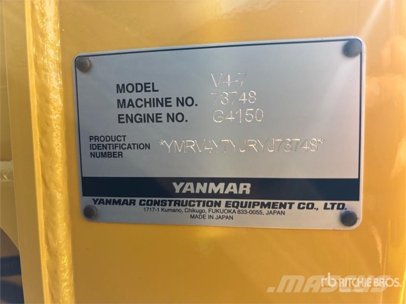 Yanmar V4-7 Wheel Loader Pale gommate