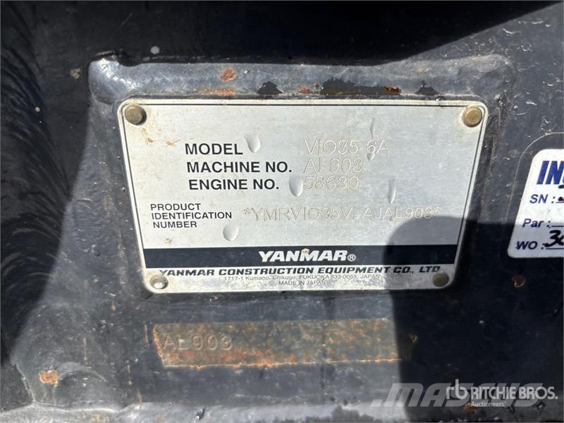 Yanmar ViO35-6A Minigravemaskiner