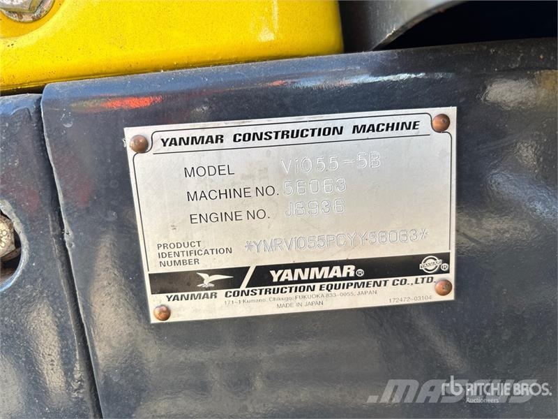 Yanmar ViO55-5B Mini Excavator حفارات صغيرة أقل من 7 طن (حفارات صغيرة)