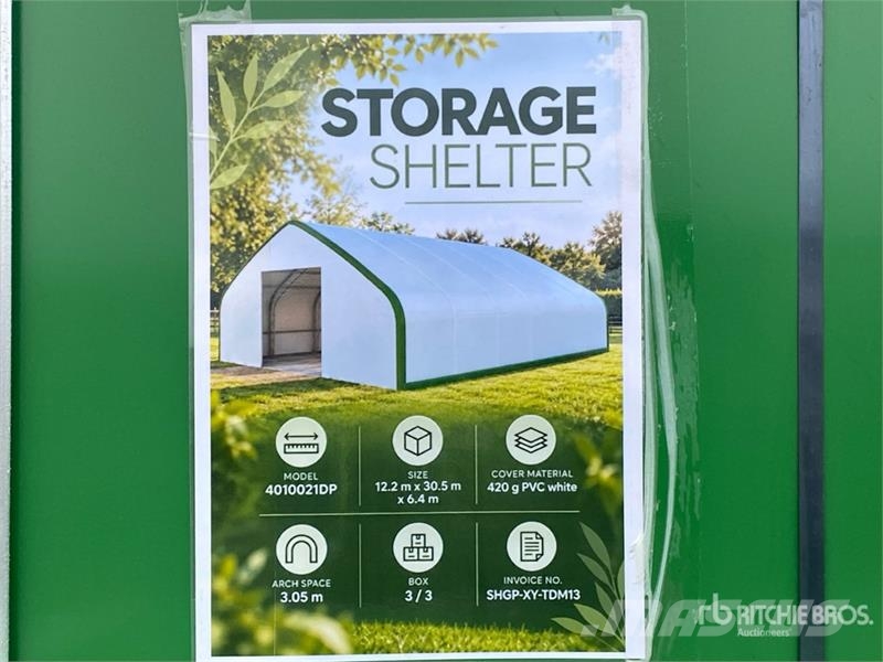 12.2 m x 30.5 m Storage Building Jeklene gradbene konstrukcije