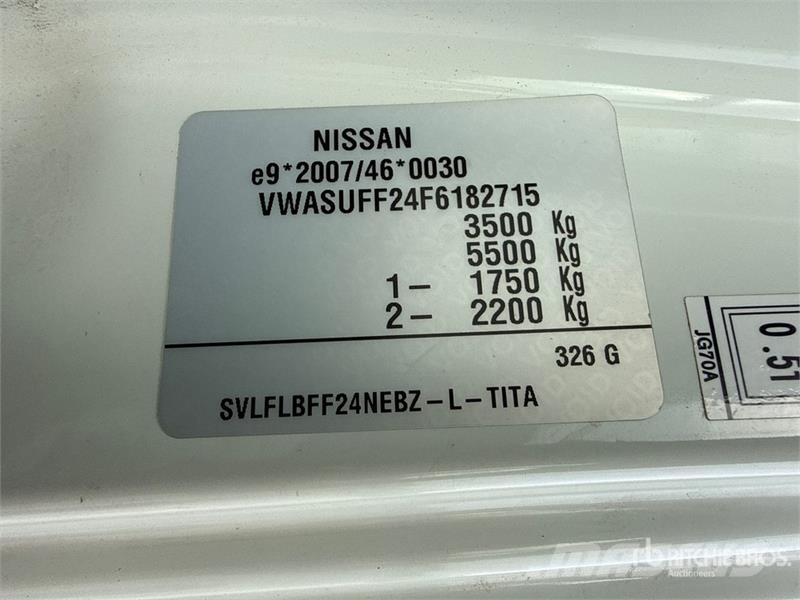  2015 Isoli PNT205 NHD 18.1 m on Nissan Cabstar Cab Avtokošare