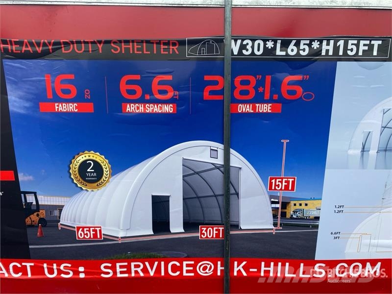 30 ft x 65 ft Storage Building Jeklene gradbene konstrukcije