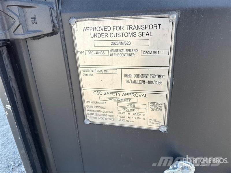 40 ft Multi-Door Open-Sided Storage Container Storage containers