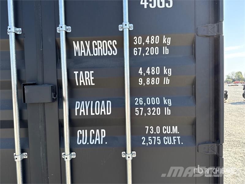 40 ft Multi-Door Open-Sided Storage Container Storage containers