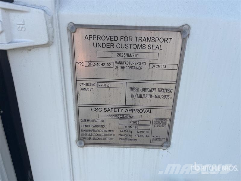 40 ft Multi-Door Storage Container Kontejneri za skladištenje