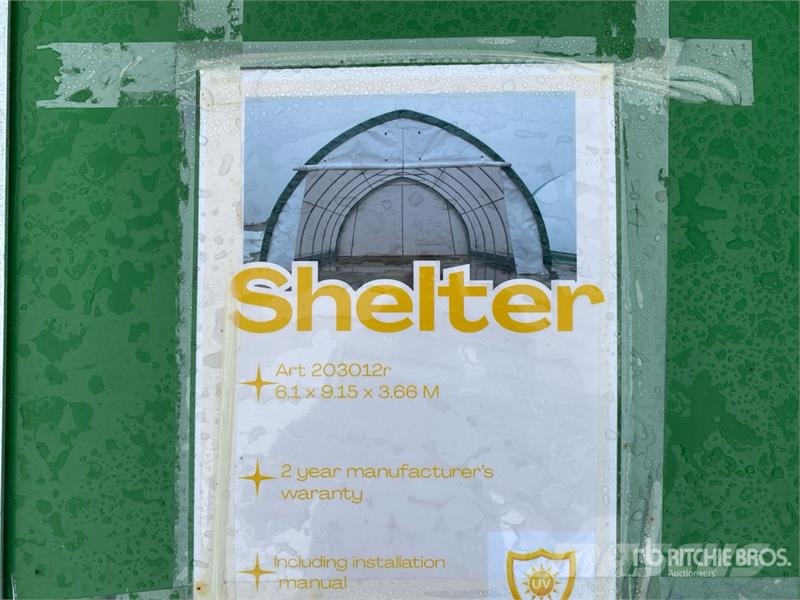  6.1 m x 9.15 m Storage Building Jeklene gradbene konstrukcije