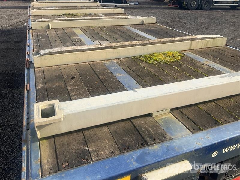  8.04 m Tri/A Drawbar Flatbed Trailer 自卸半挂车