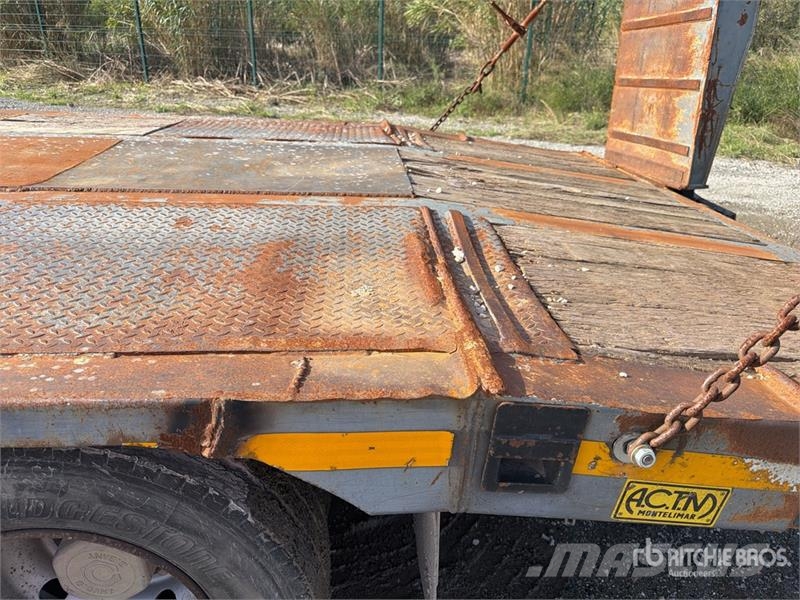Actm S 46315 Tri/A Semi-Remorque Porte-Engin Lowboy Tra لوادر منخفضة