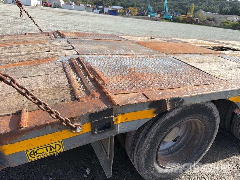 Actm S 46315 Tri/A Semi-Remorque Porte-Engin Lowboy Tra لوادر منخفضة