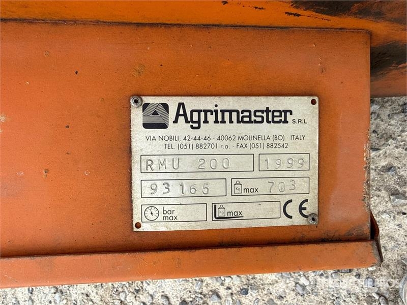 Agrimaster RMU200 Flail Mower Χορτοκοπτικά