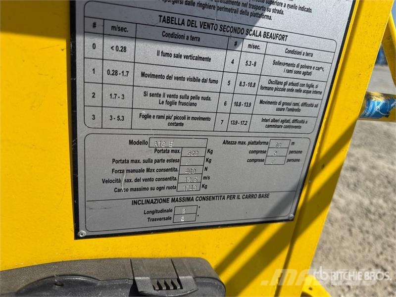 Airo A12E Electric Articulating Boom Lift Zglobne dvižne ploščadi