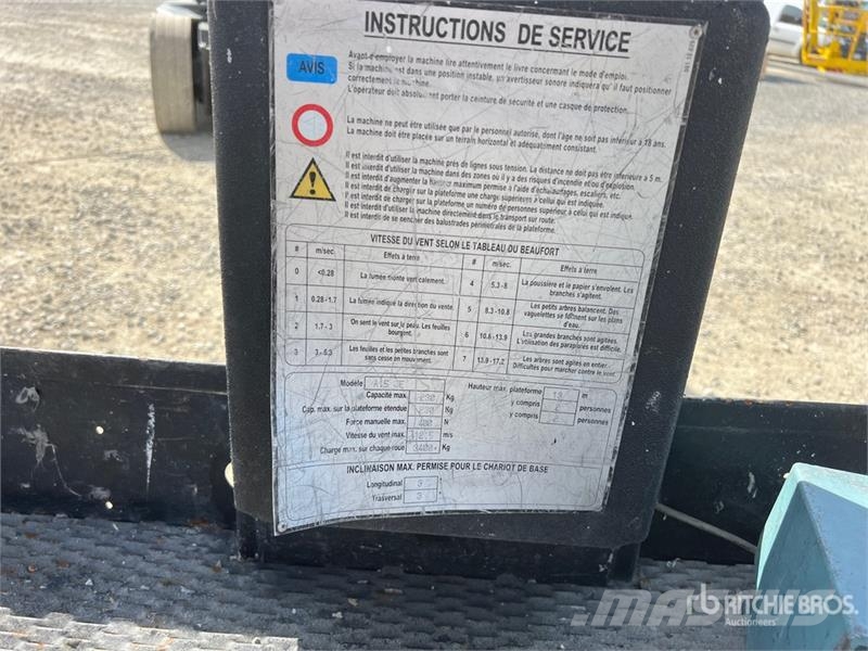 Airo A15JE Electric Articulating Boom Lift Karos emelők