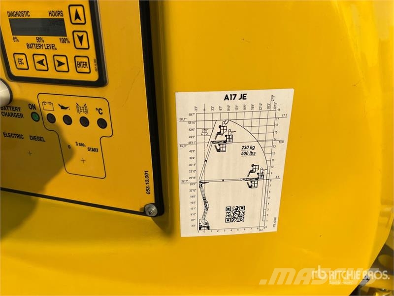 Airo A17J Electric Articulating Boom Lift Zglobne dvižne ploščadi