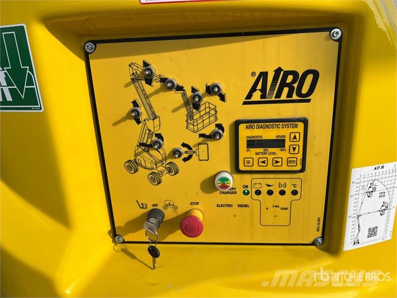 Airo A17J Electric Articulating Boom Lift Karos emelők