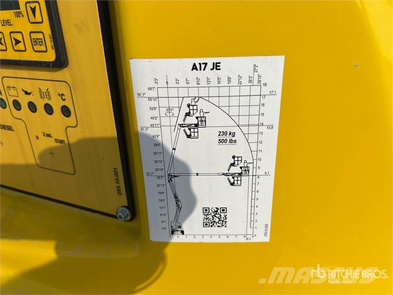Airo A17J Electric Articulating Boom Lift Karos emelők