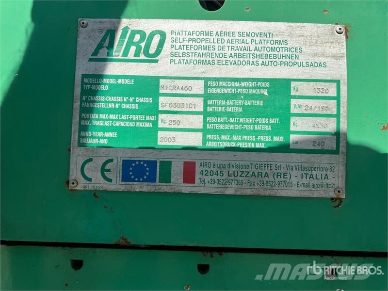 Airo MICRA 460 Electric Scissor Lift Podnośniki nożycowe
