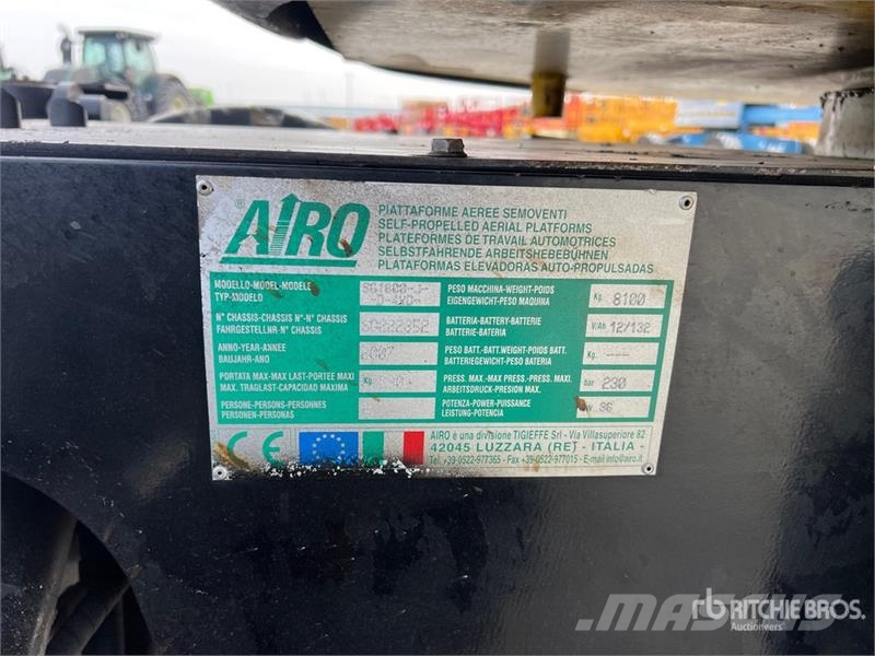 Airo SG 1600 JD 4WD Diesel Articulating Boom Lift Kloubové plošiny