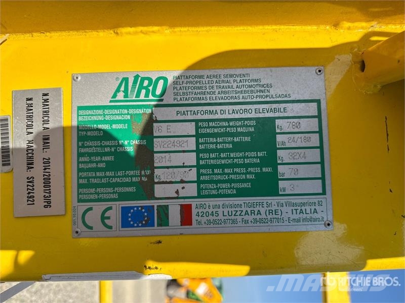 Airo V6 E Vertical Mast Lift Personel Platformları ve Cephe Asansörleri
