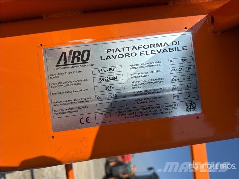 Airo V6 E Vertical Mast Lift Personel Platformları ve Cephe Asansörleri