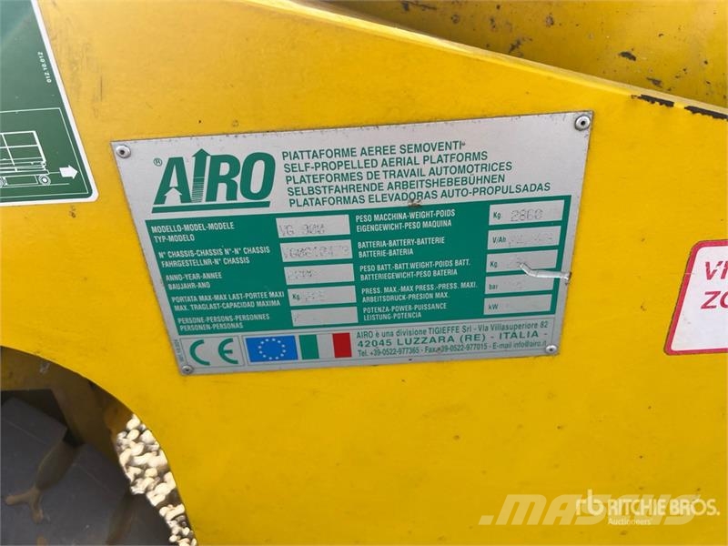 Airo VG900E Vertical Mast Lift Søjlelifte
