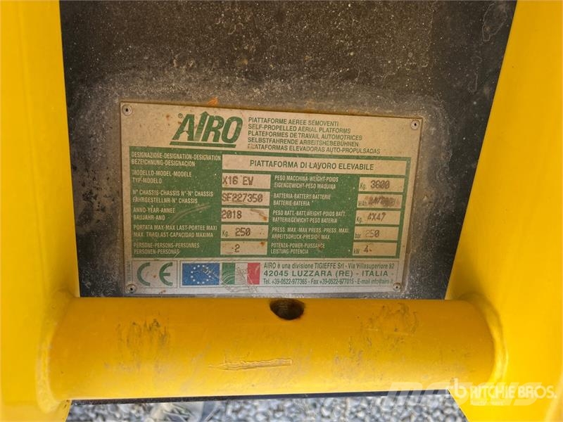Airo X16EW Electric Scissor Lift Scissor lifts