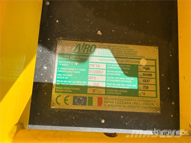 Airo X16EW Electric Scissor Lift 가위형 리프트