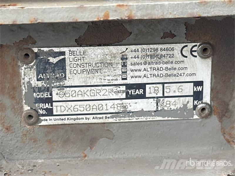 Altrad 650AKGR2R Double Drum Roller Duowalsen