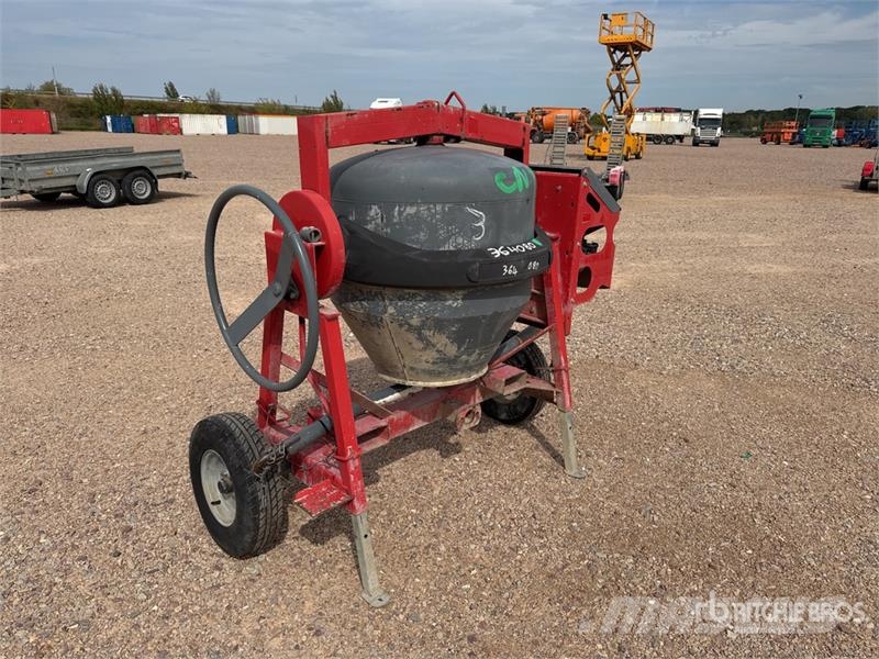 Altrad Betonniere 1 Essieu S/A Portable Concrete Mixer Po خلاطات خرسانة/ملاط