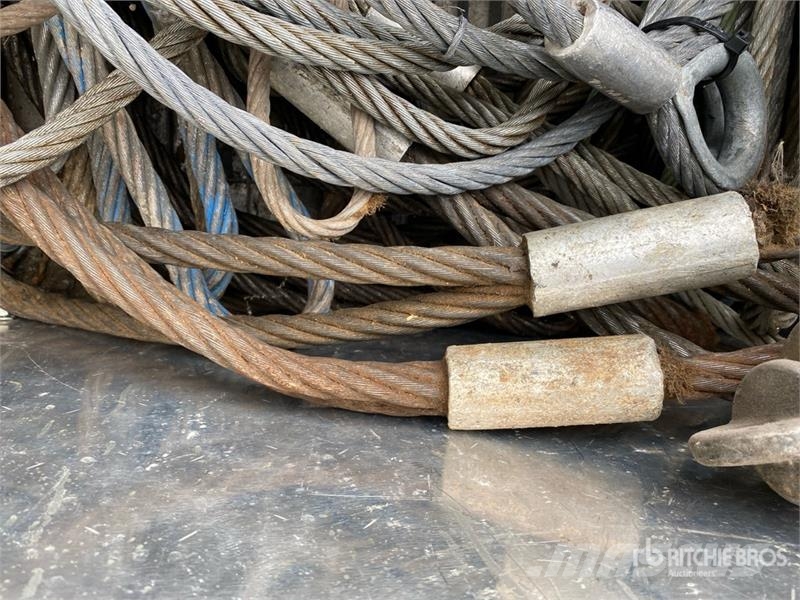  Aluminium Boxes with Steel Cables & Shackles معدات البناء - غير ذلك