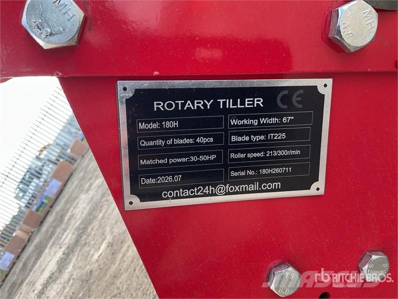 AM General 180H 70 In Rototiller (Unused) Gradas vibratorias / rotocultivadoras