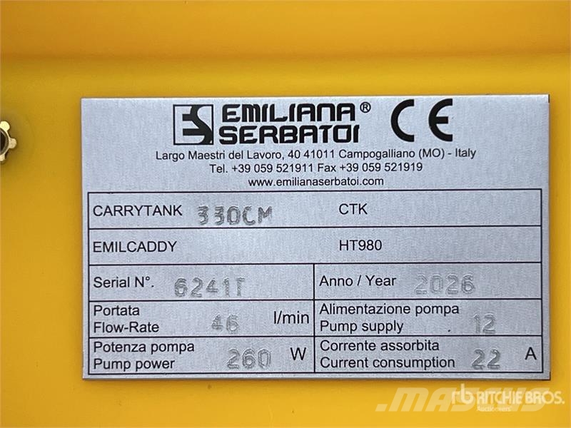 AM Tank EU-TANK 330 330 L Poly Portable Diesel Transf Fuel and additive tanks