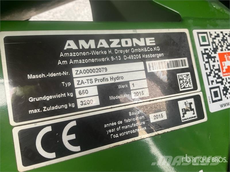  Amazon ZA-TS 3200 Profis Hydro Fertilizer Spreader Aplicadores fertilizante liquido
