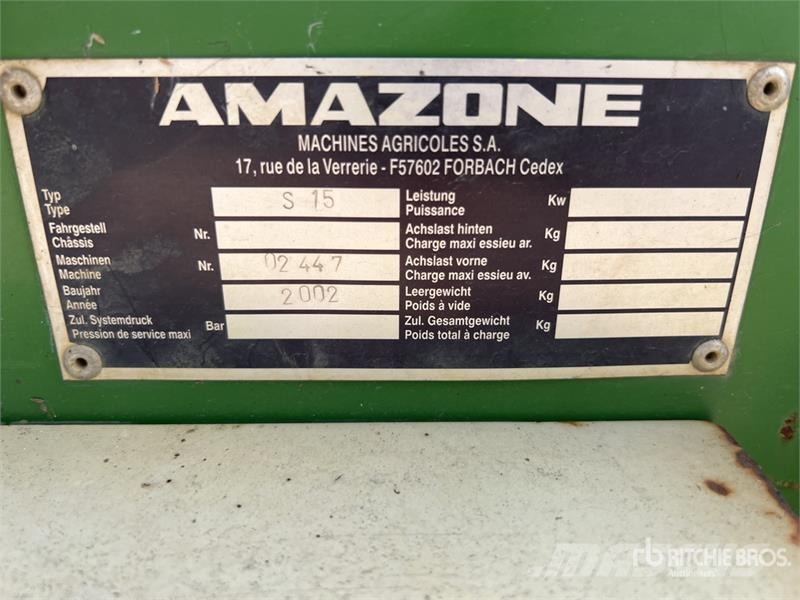 Amazone 1600 mm 3-Point Herse Rotative Avec Semoir Power H 파워 하로우 및 로토틸러(회전 경운기)