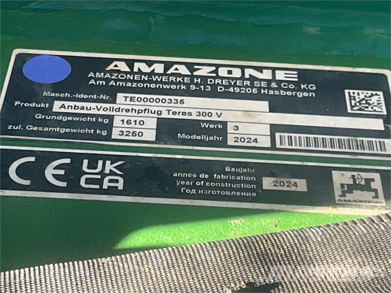 Amazone Teres 300 V 5 Bottom Reversible Plow Pluguri reversibile